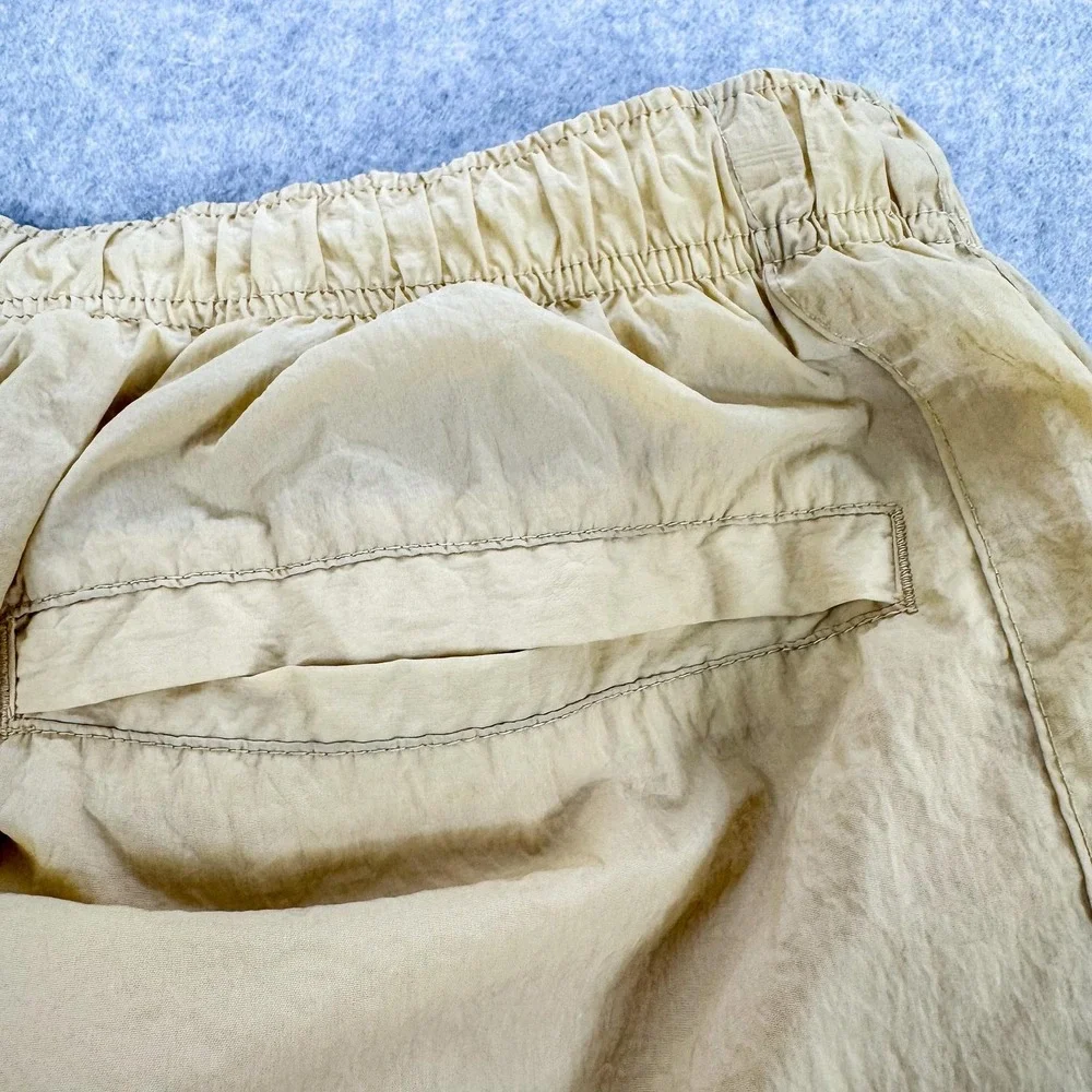Nike Air Jordan Flight MVP Nylon Woven Pants Mens XL Beige Basketball DQ8049-252